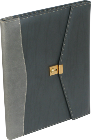 Portafolio con chapa dorada Mod. C11